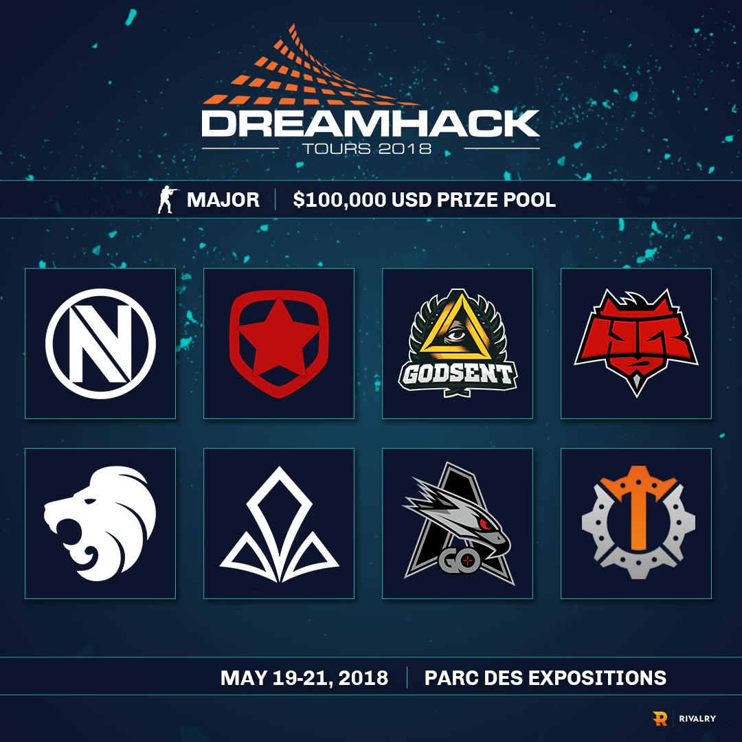 Dreamhack Open Tours 2018 CS:GO Teams