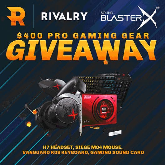 $400 Rivalry Giveaway