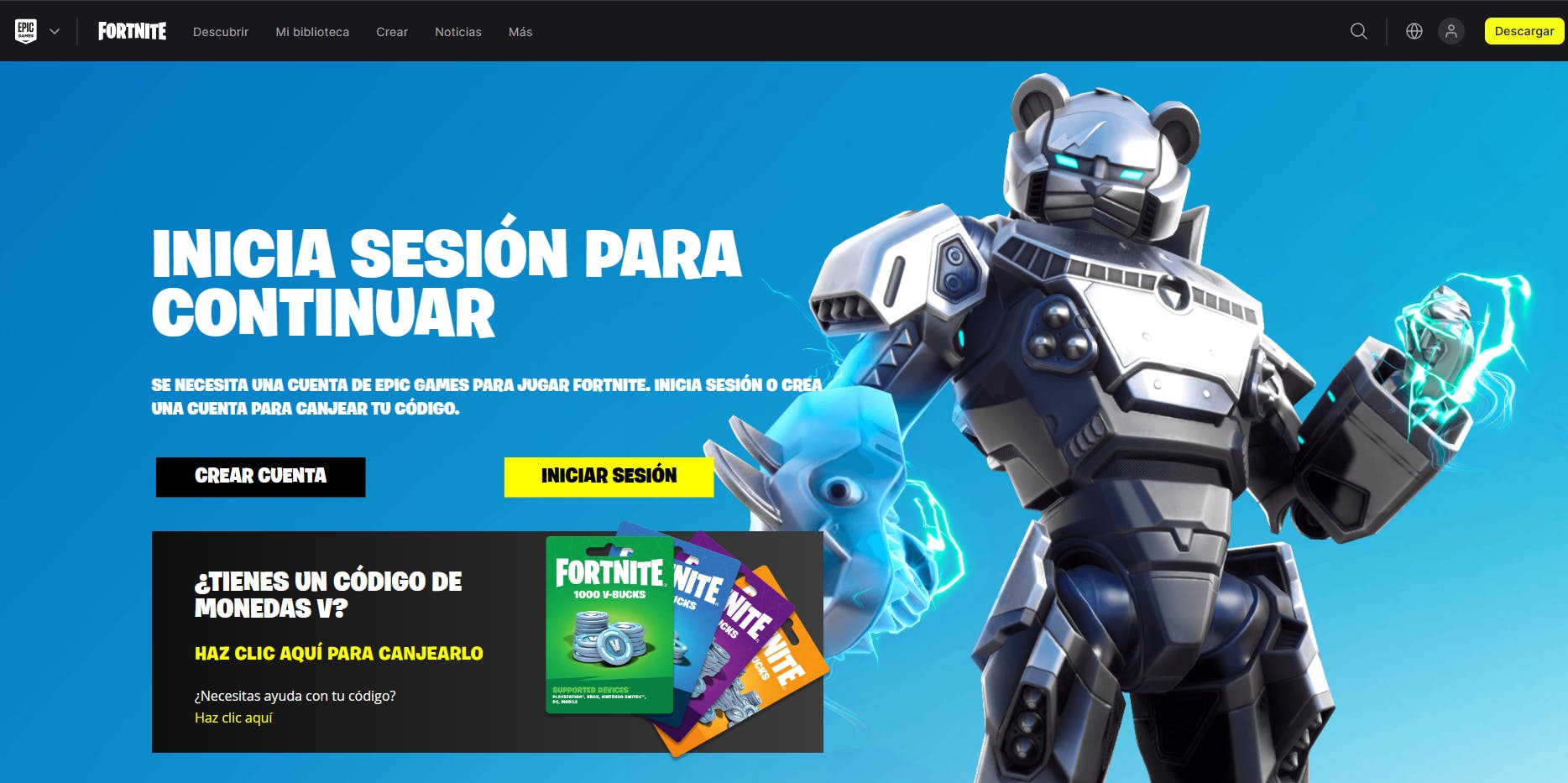  canjear los códigos Fortnite