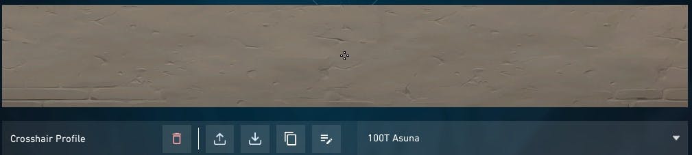 100Thieves Asuna crosshair code. 