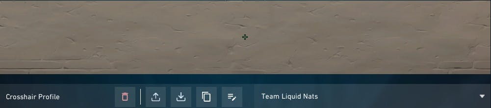 Team Liquid Nats crosshair code. 