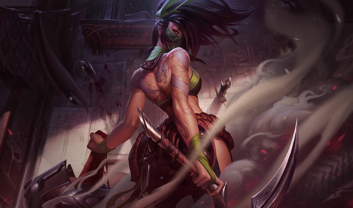 Best league of legends female champion: Akali