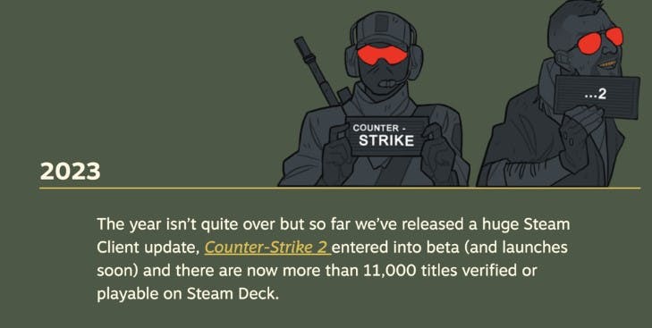 CS2 is set to launch soon, according to Valve. 