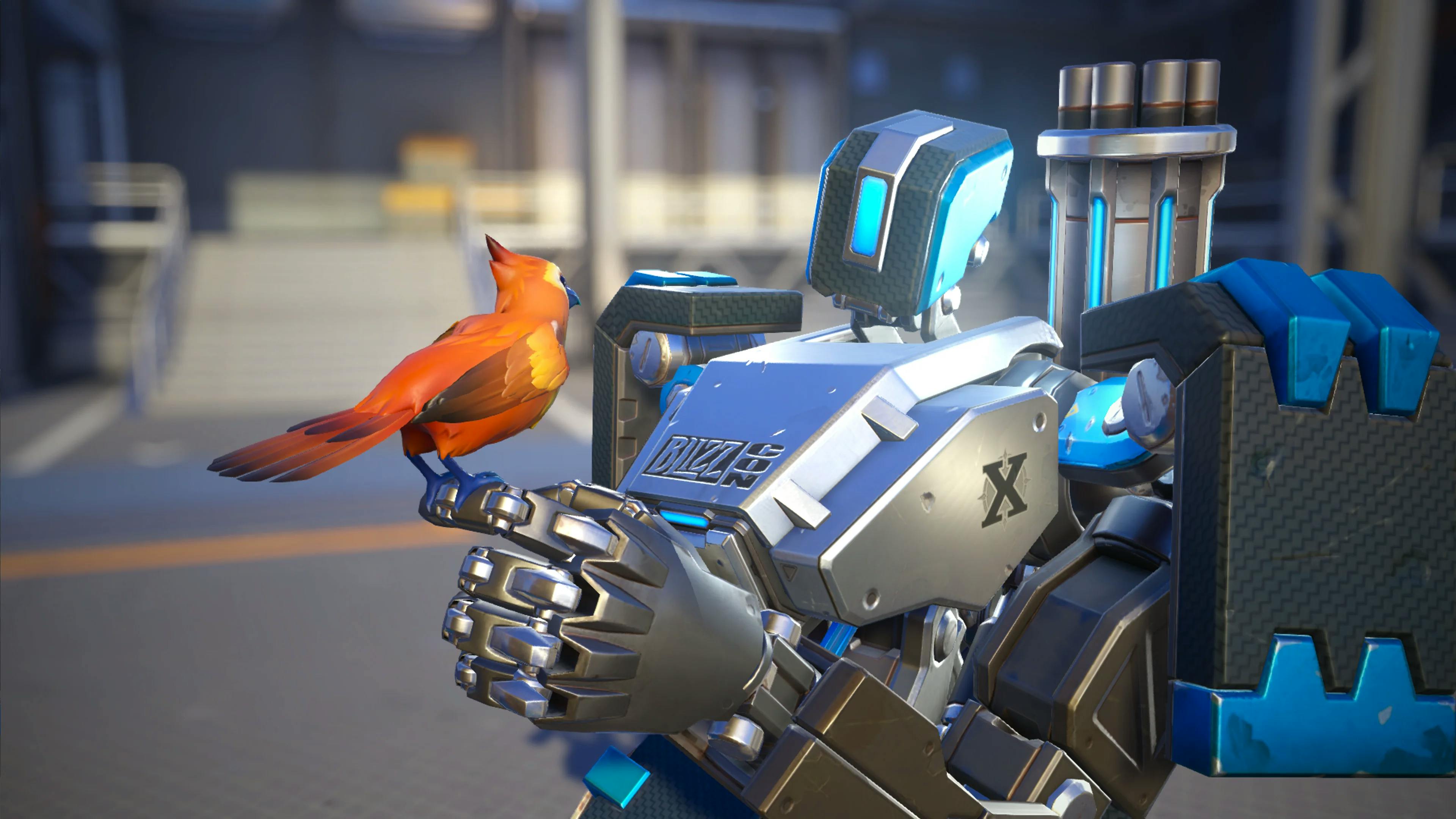 Blizzcon Bastion is the rarest of the Blizzcon Overwatch skins. 