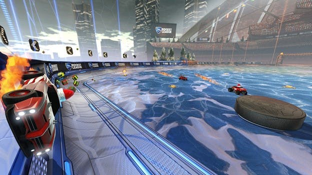 Rocket League Modo Snow Day